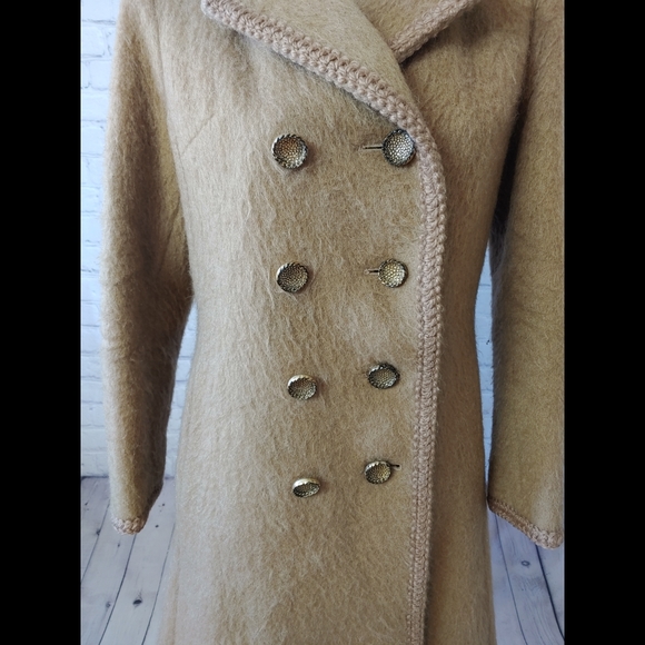 Vintage Lodenfrey Topcoat Peacoat 1970s Wool Coat - Picture 3 of 16